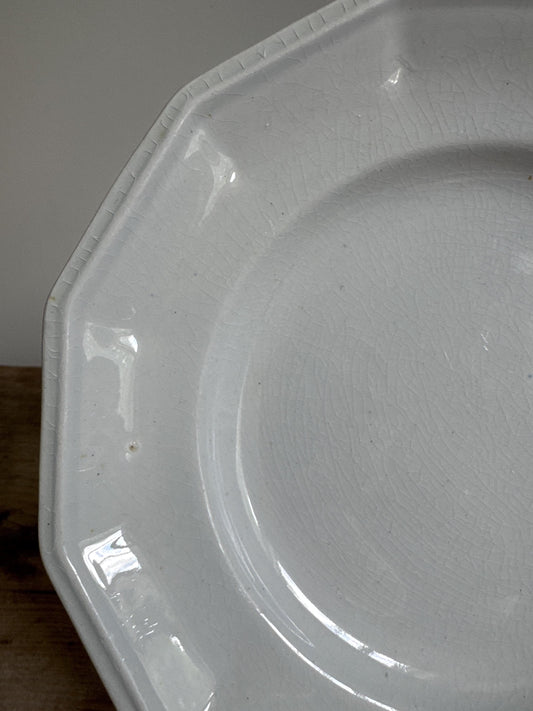 Antique John I Holland Ironstone 8.5" Plate England 1854 Dining Dinner Plate