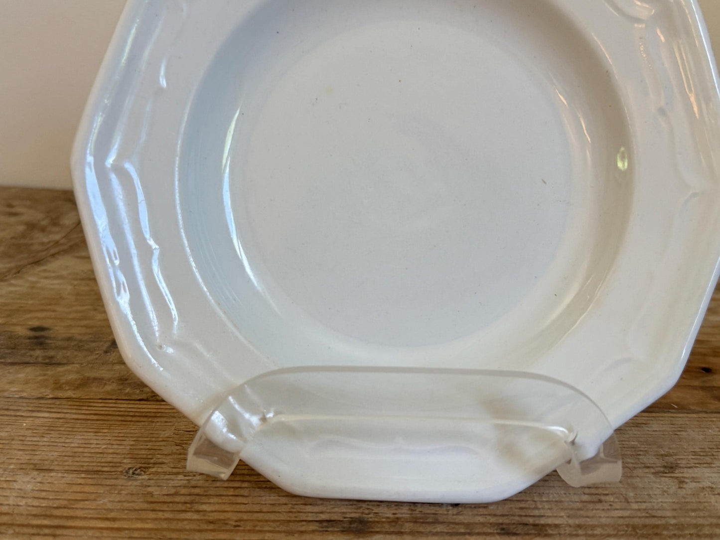 Antique T&R Boote Ironstone 7" Bread Plate Burslem England c.1851 Registration Diamond Dessert