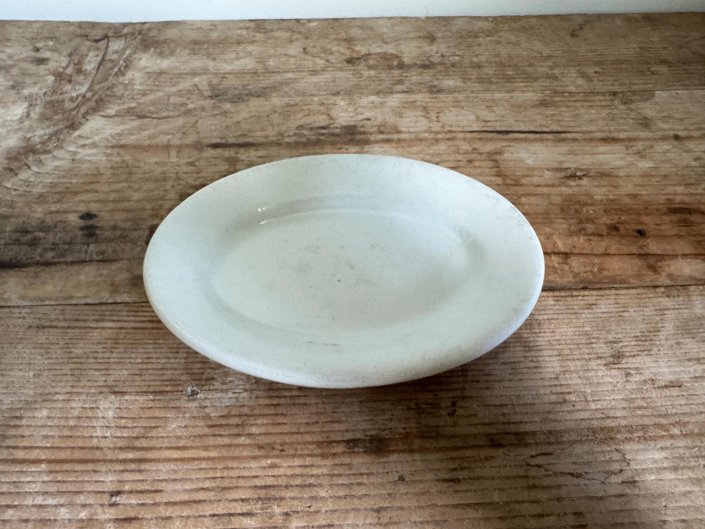 Antique Anthony Shaw Burslem Ironstone Sauce Boat Stand Relish Dish Chunky 1857–1882