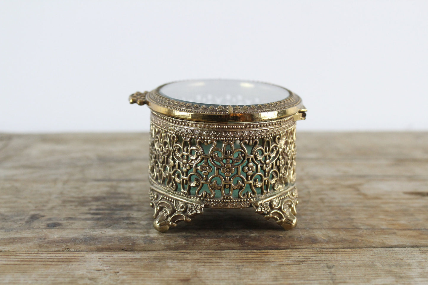 Jewelry Box Hinged Ormalu Jewelry Box Small Lided