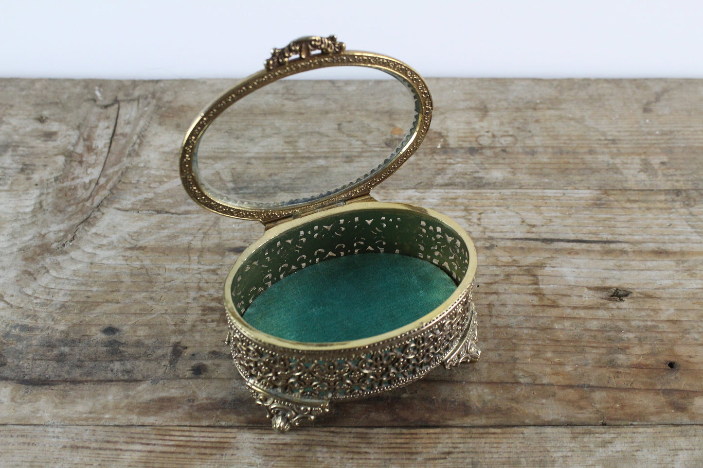 Jewelry Box Hinged Ormalu Jewelry Box Small Lided