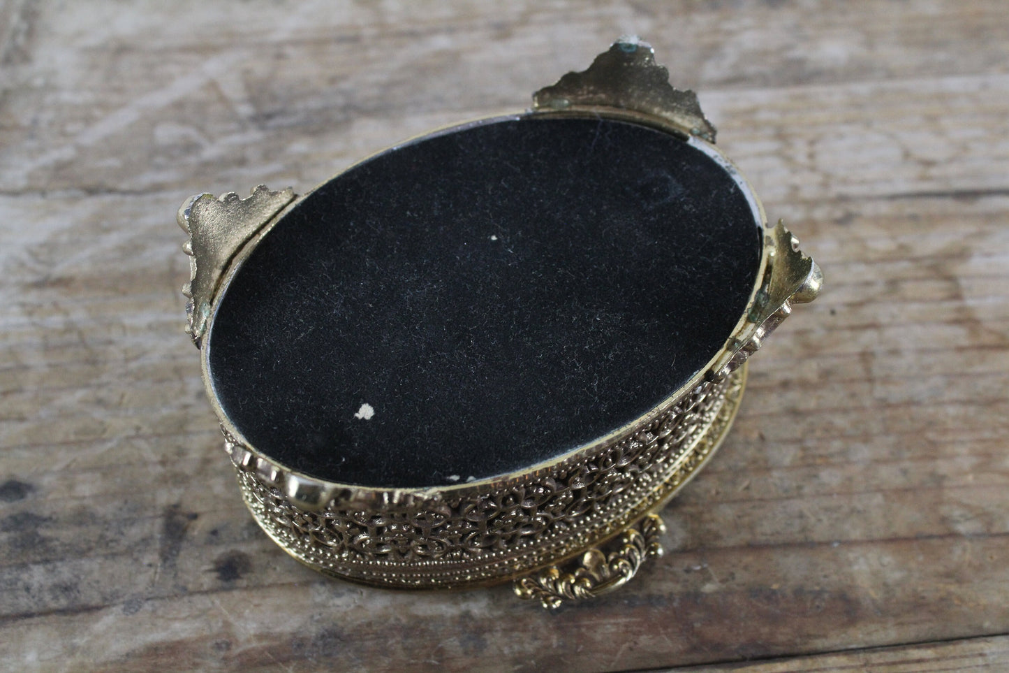 Jewelry Box Hinged Ormalu Jewelry Box Small Lided