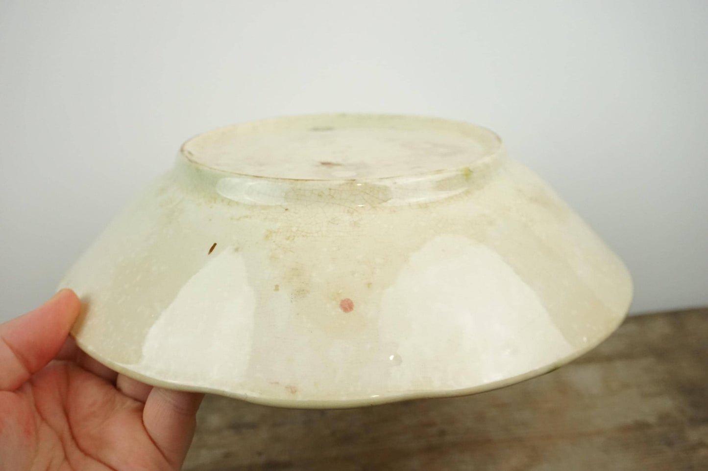 Antique Strawberry Majolica France Fruit Bowl MajolicaDish