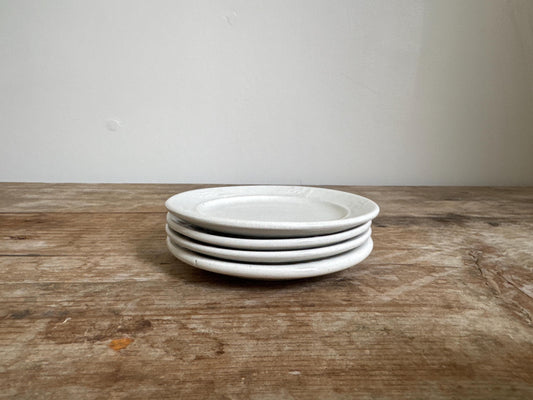Antique Anthony A Shaw Ironstone Butterpat Childs Plate Lot of 4