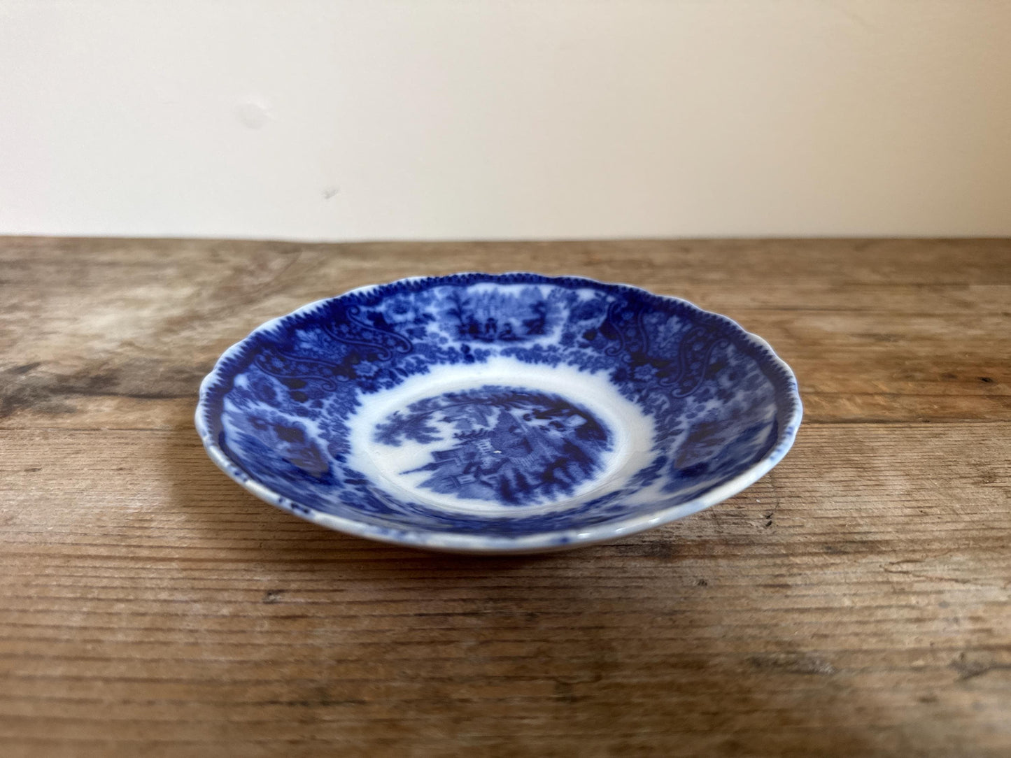 Antique Burgess & Leigh Nonpareil Pattern England Staffordshire Victorian 6" Saucer