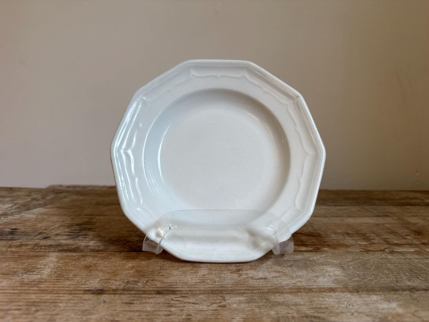 Antique T&R Boote Ironstone 7" Bread Plate Burslem England c.1851 Registration Diamond Dessert