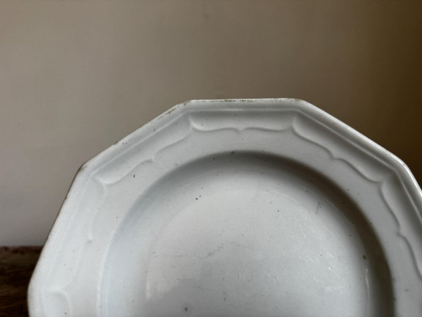 Antique T&R Boote Ironstone 7" Bread Plate Burslem England c.1851 Registration Diamond Dessert