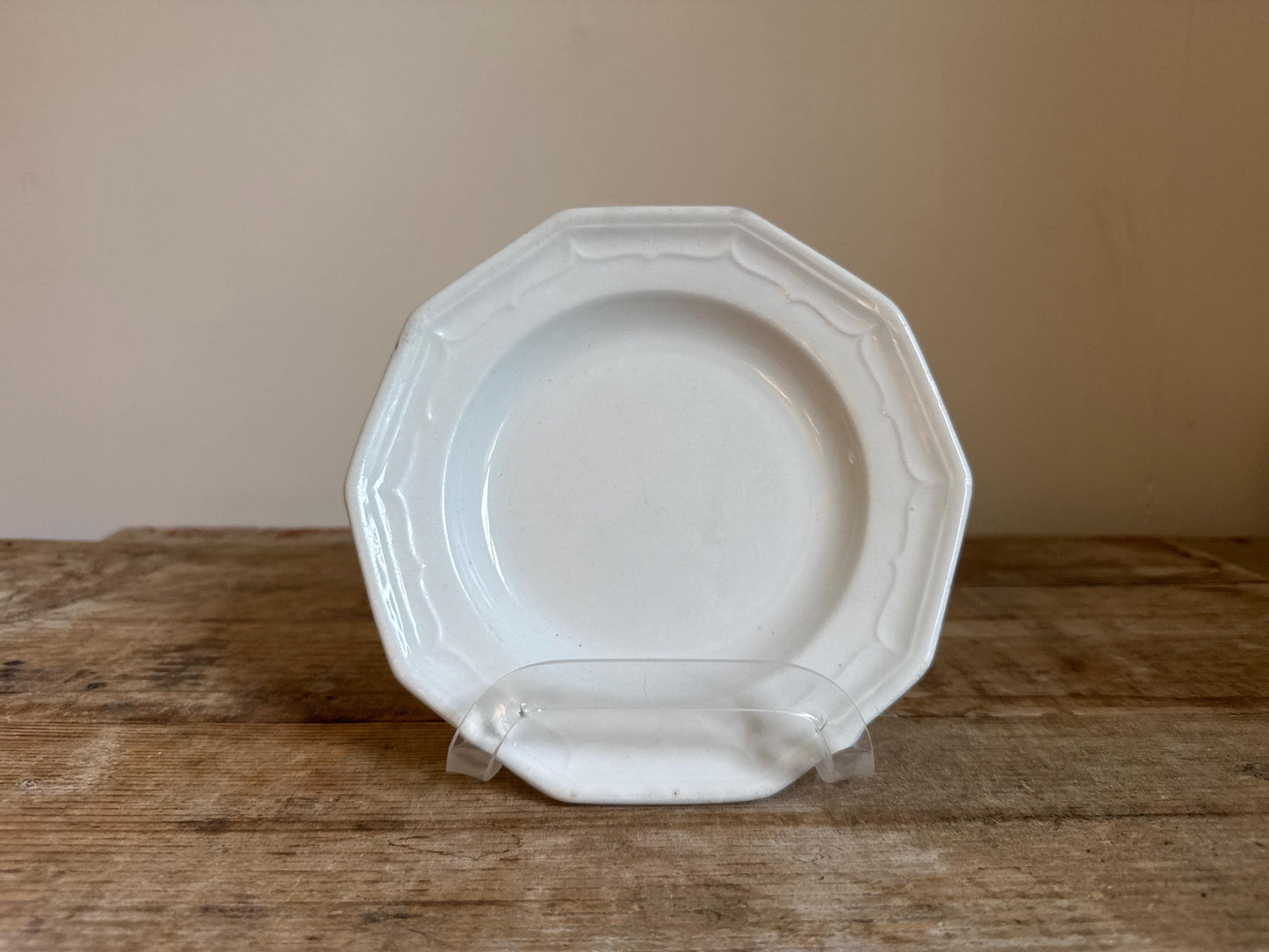 Antique T&R Boote Ironstone 7" Bread Plate Burslem England c.1851 Registration Diamond Dessert