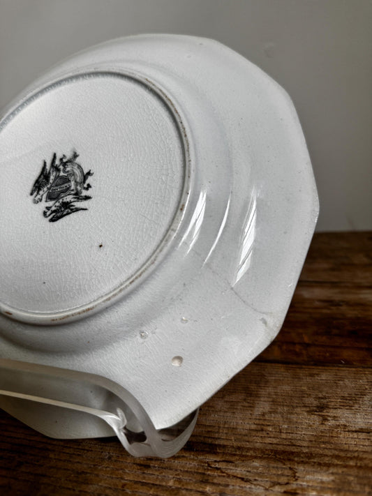 Antique John I Holland Ironstone 8.5" Plate England 1854 Dining Dinner Plate