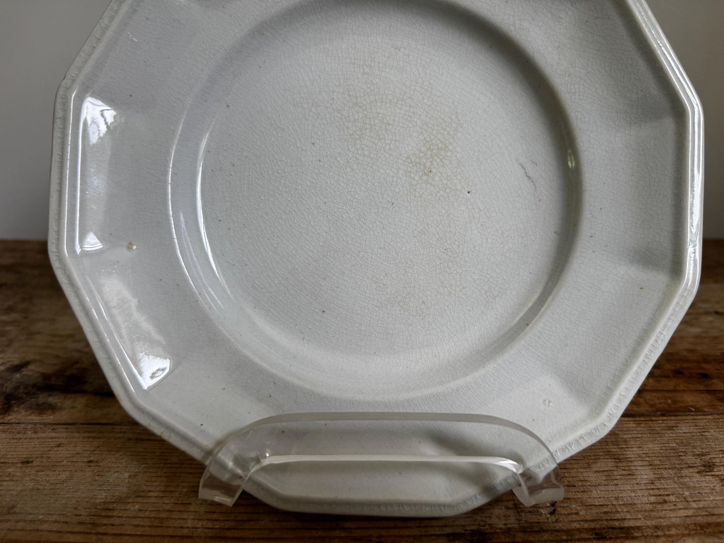 Antique John I Holland Ironstone 8.5" Plate England 1854 Dining Dinner Plate