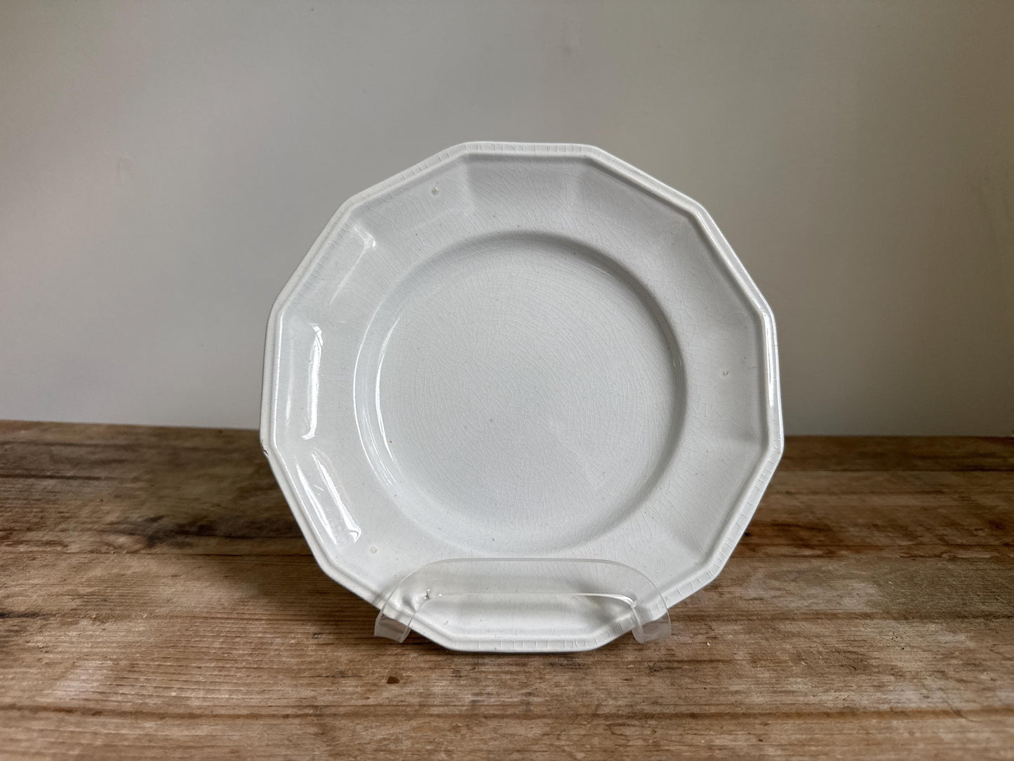 Antique John I Holland Ironstone 8.5" Plate England 1854 Dining Dinner Plate