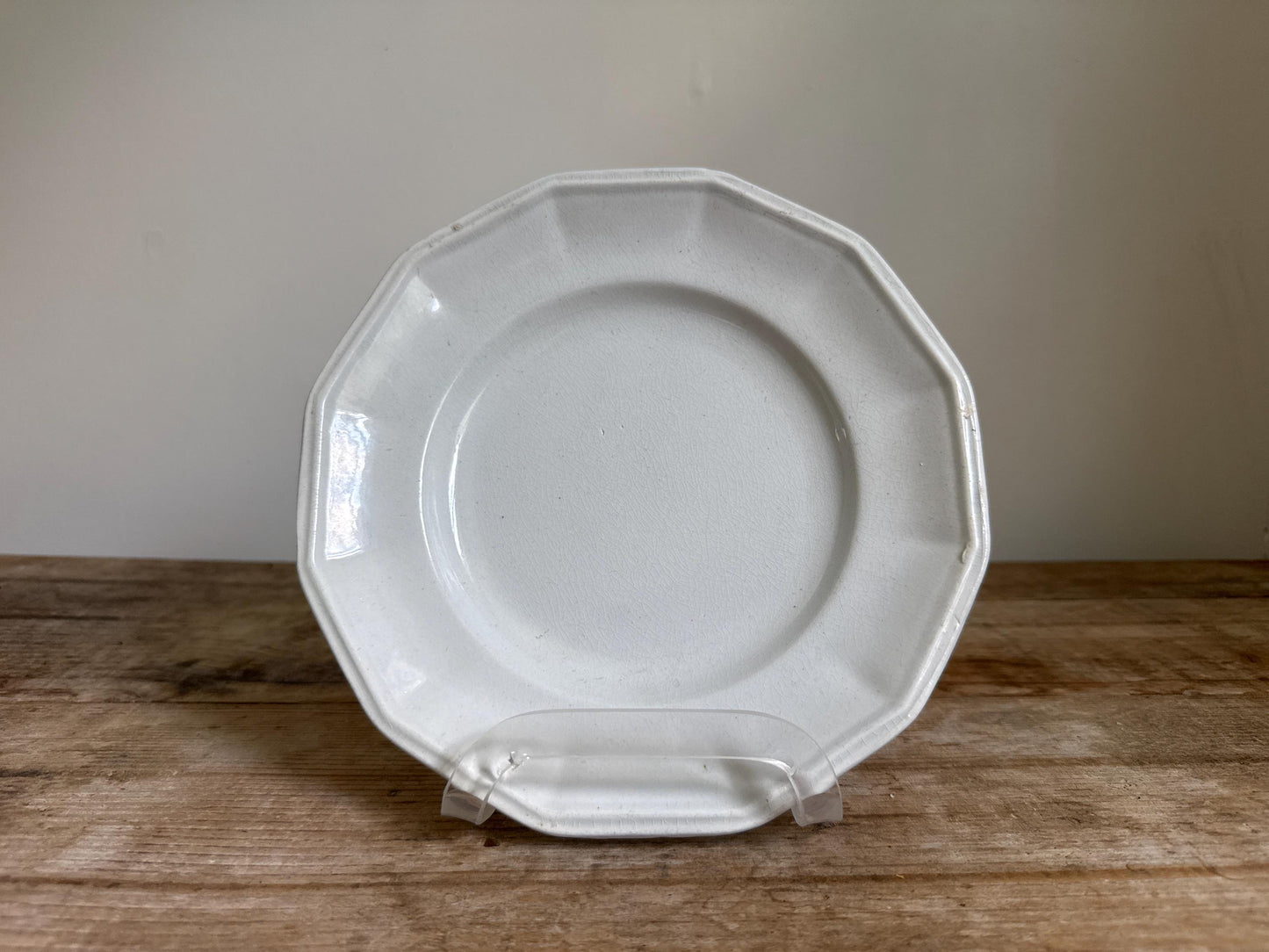 Antique John I Holland Ironstone 8.5" Plate England 1854 Dining Dinner Plate
