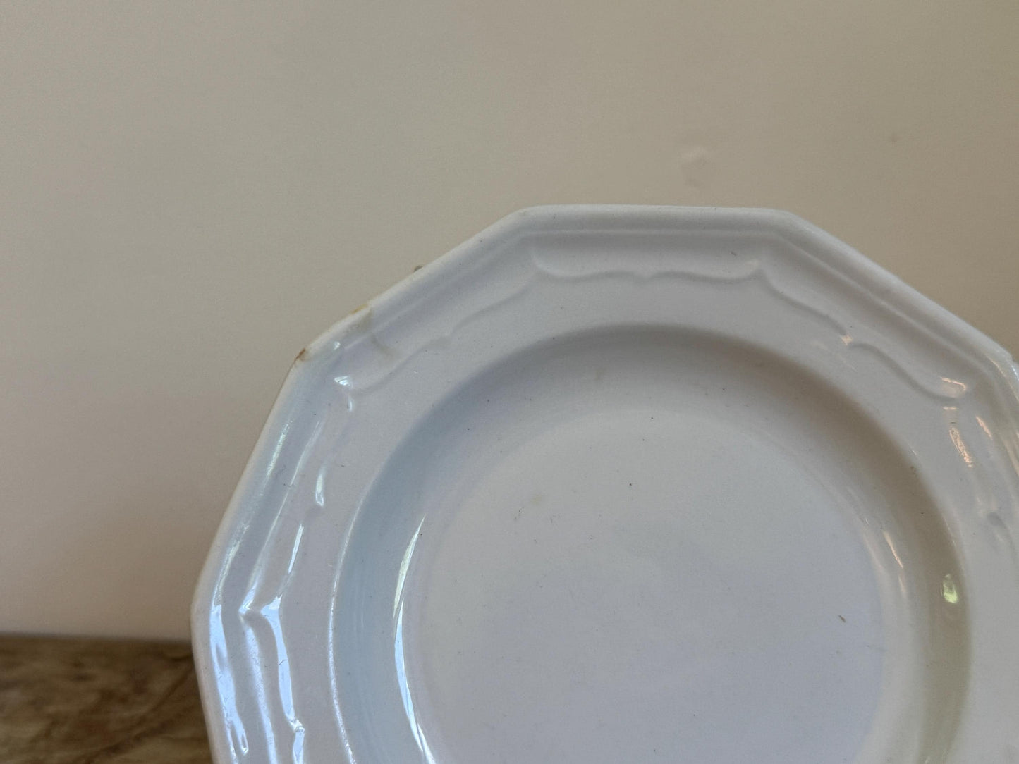 Antique T&R Boote Ironstone 7" Bread Plate Burslem England c.1851 Registration Diamond Dessert