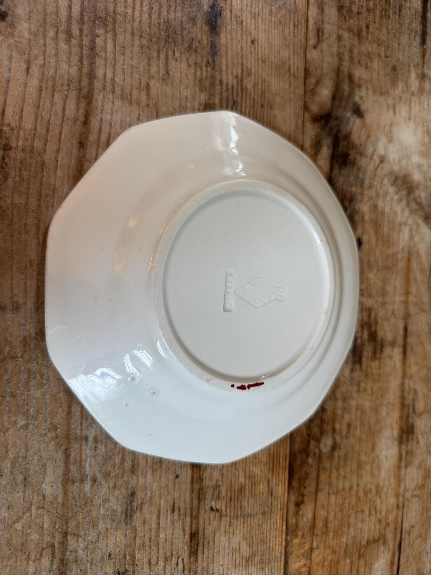 Antique T&R Boote Ironstone 7" Bread Plate Burslem England c.1851 Registration Diamond Dessert
