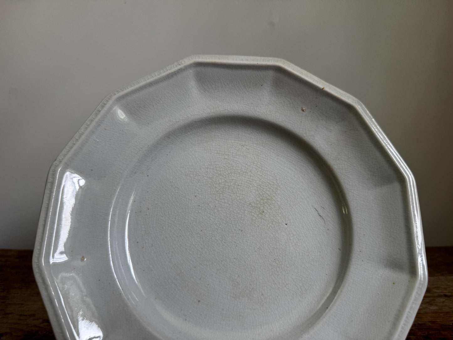 Antique John I Holland Ironstone 8.5" Plate England 1854 Dining Dinner Plate