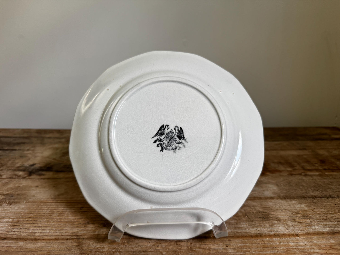 Antique John I Holland Ironstone 8.5" Plate England 1854 Dining Dinner Plate