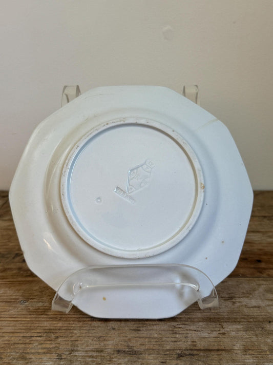 Antique T&R Boote Ironstone 7" Bread Plate Burslem England c.1851 Registration Diamond Dessert