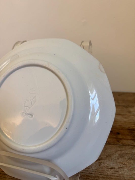 Antique T&R Boote Ironstone 7" Bread Plate Burslem England c.1851 Registration Diamond Dessert