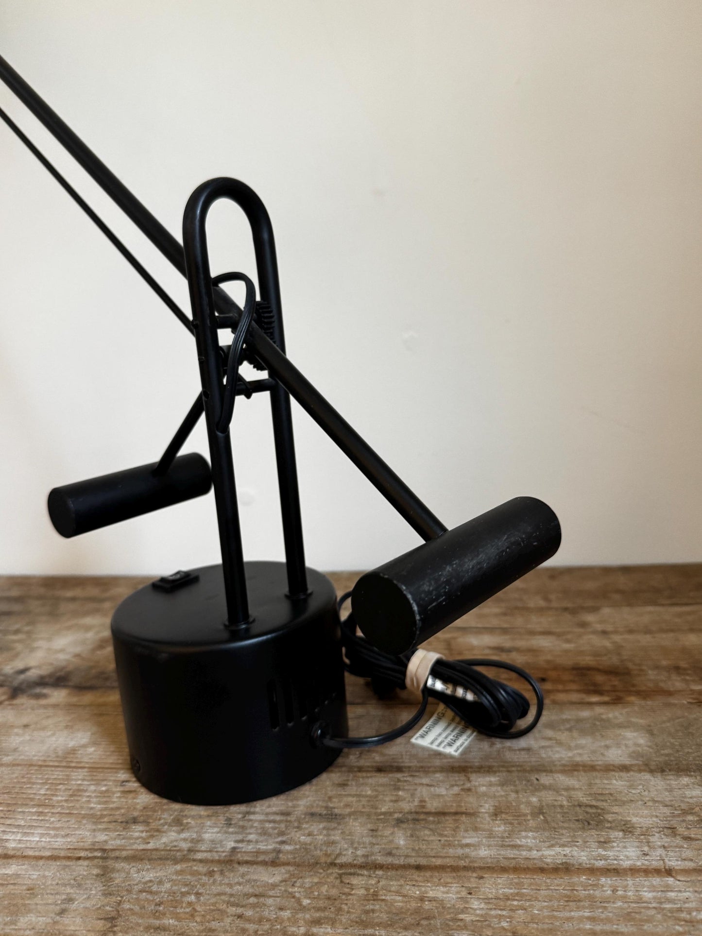 Vintage Black Counterbalance Desk Lamp Mid Century Style G440