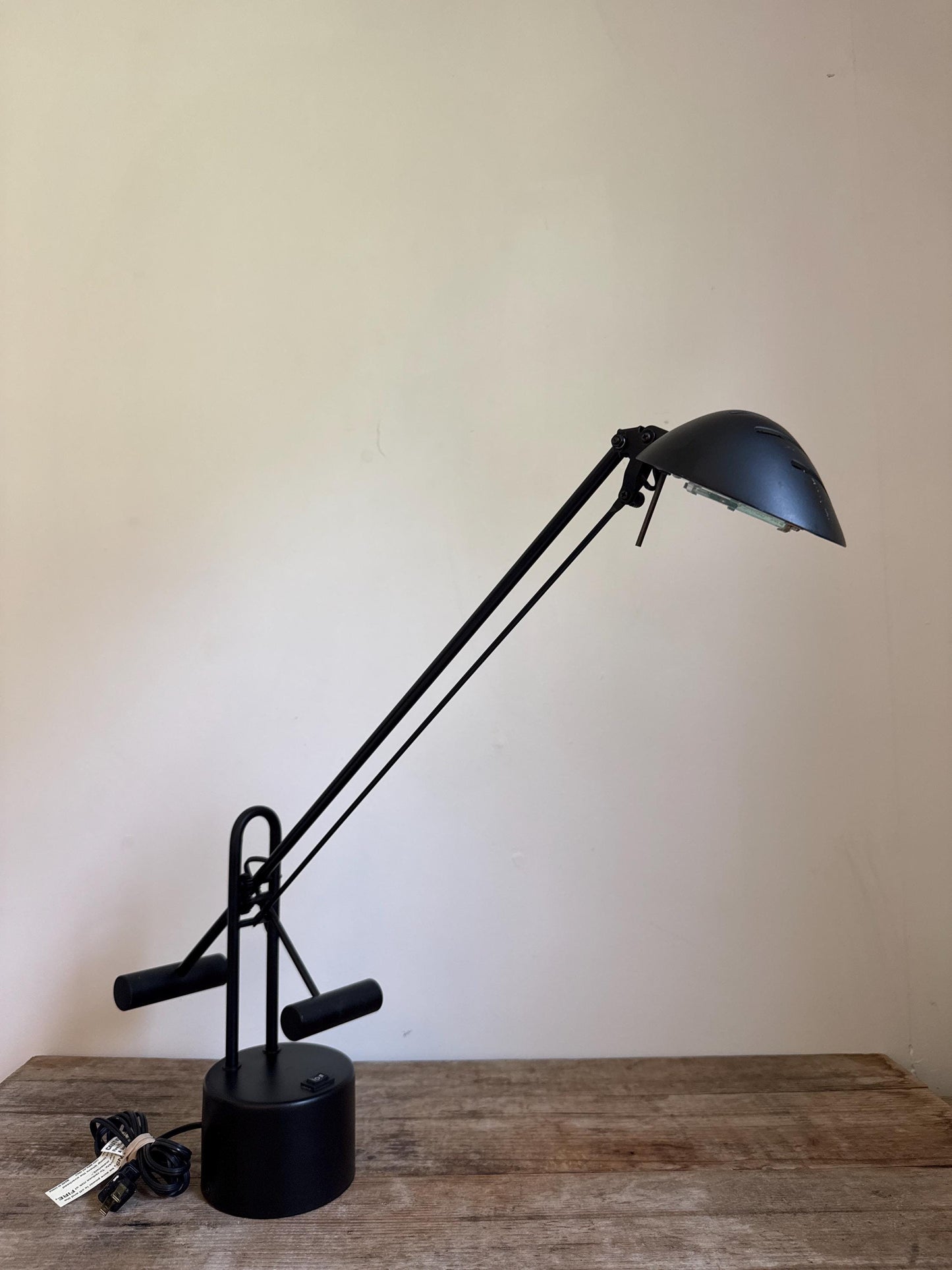 Vintage Black Counterbalance Desk Lamp Mid Century Style G440