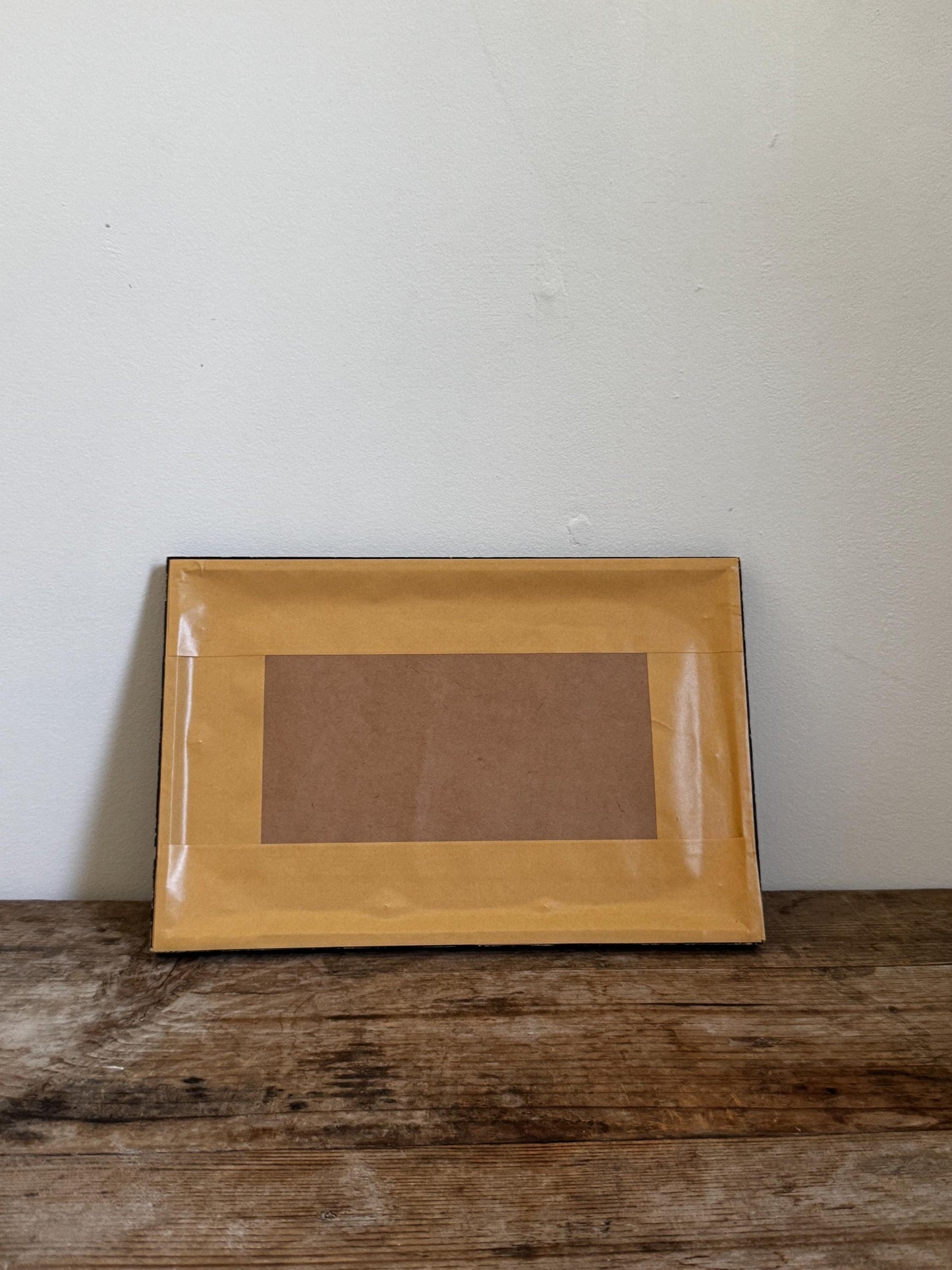 Vintage Silver Framed Old North Church Boston MA C.M. Goff Etching Mat Small Art