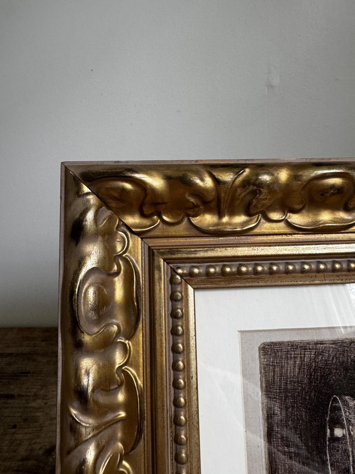 Framed Wine Glass Whistler Frame Matted Print Giclee Print Wall Art in Wood Frame
