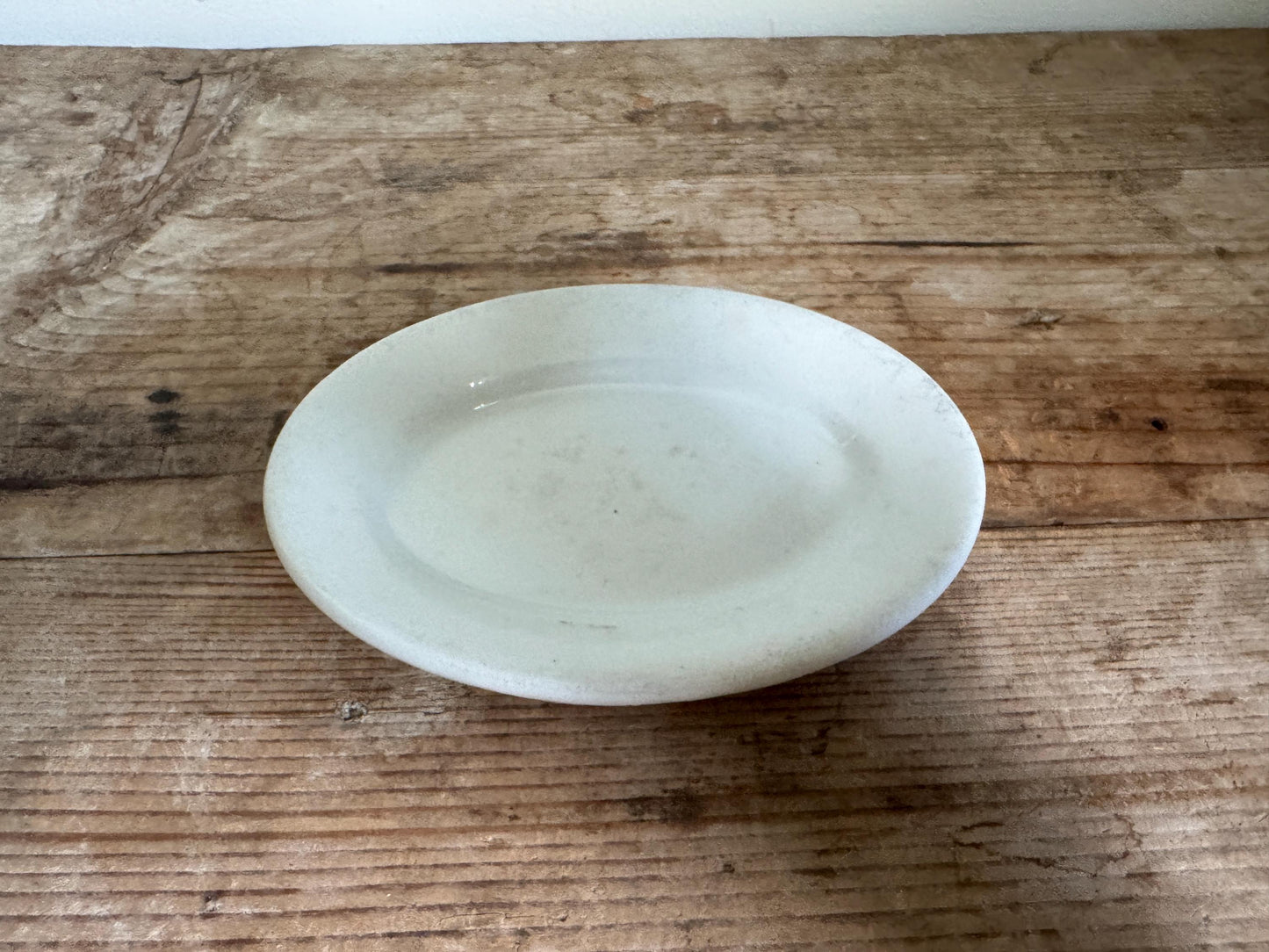 Antique Anthony Shaw Burslem Ironstone Sauce Boat Stand Relish Dish Chunky 1857–1882
