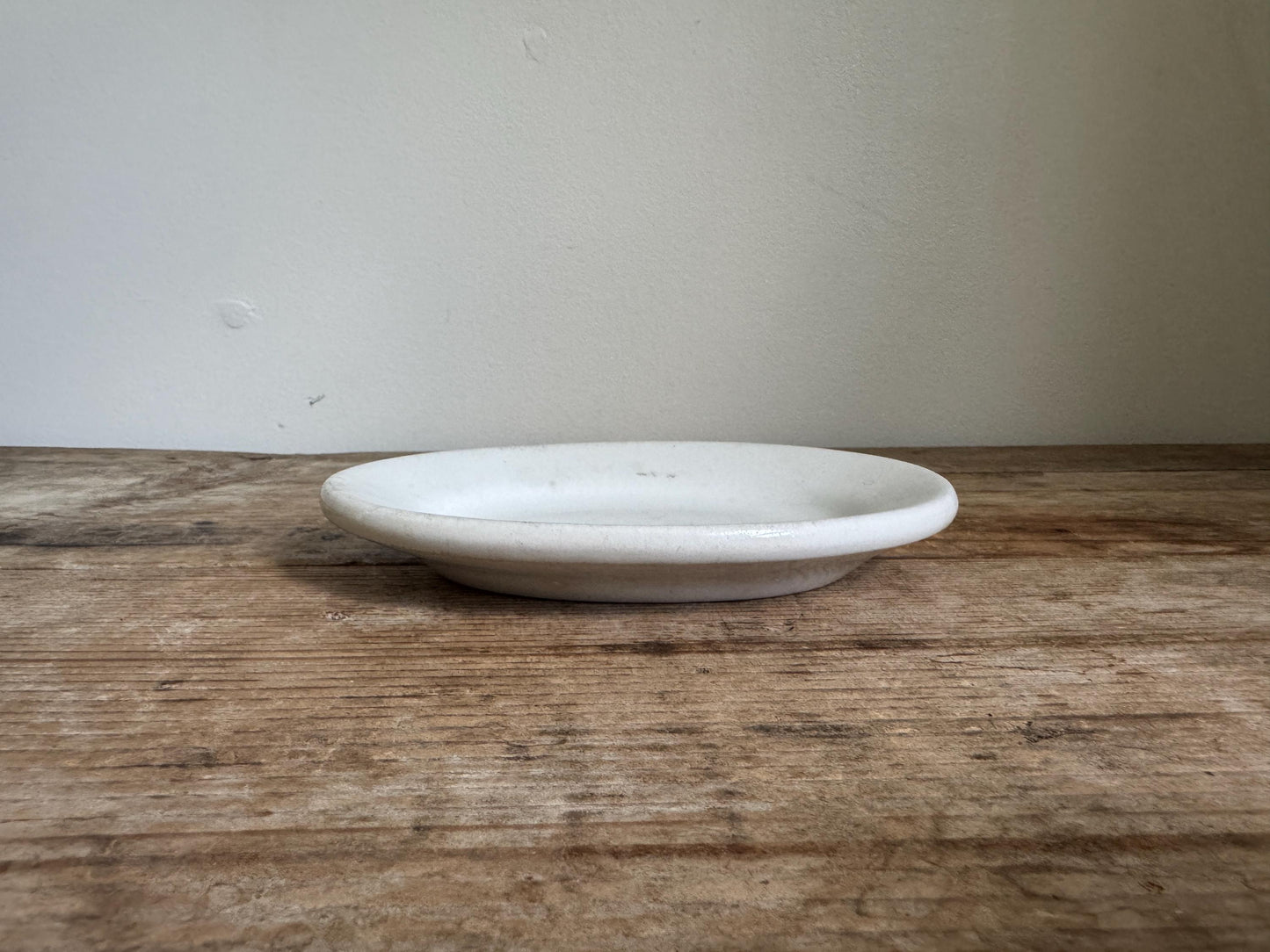 Antique Anthony Shaw Burslem Ironstone Sauce Boat Stand Relish Dish Chunky 1857–1882